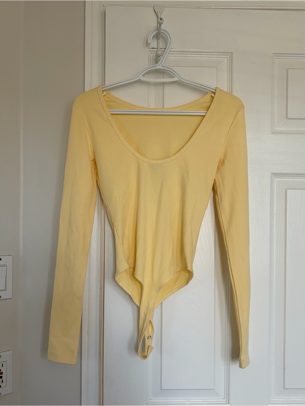 Dynamite Open Back Ribbed Bodysuit - Picture 2 of 7